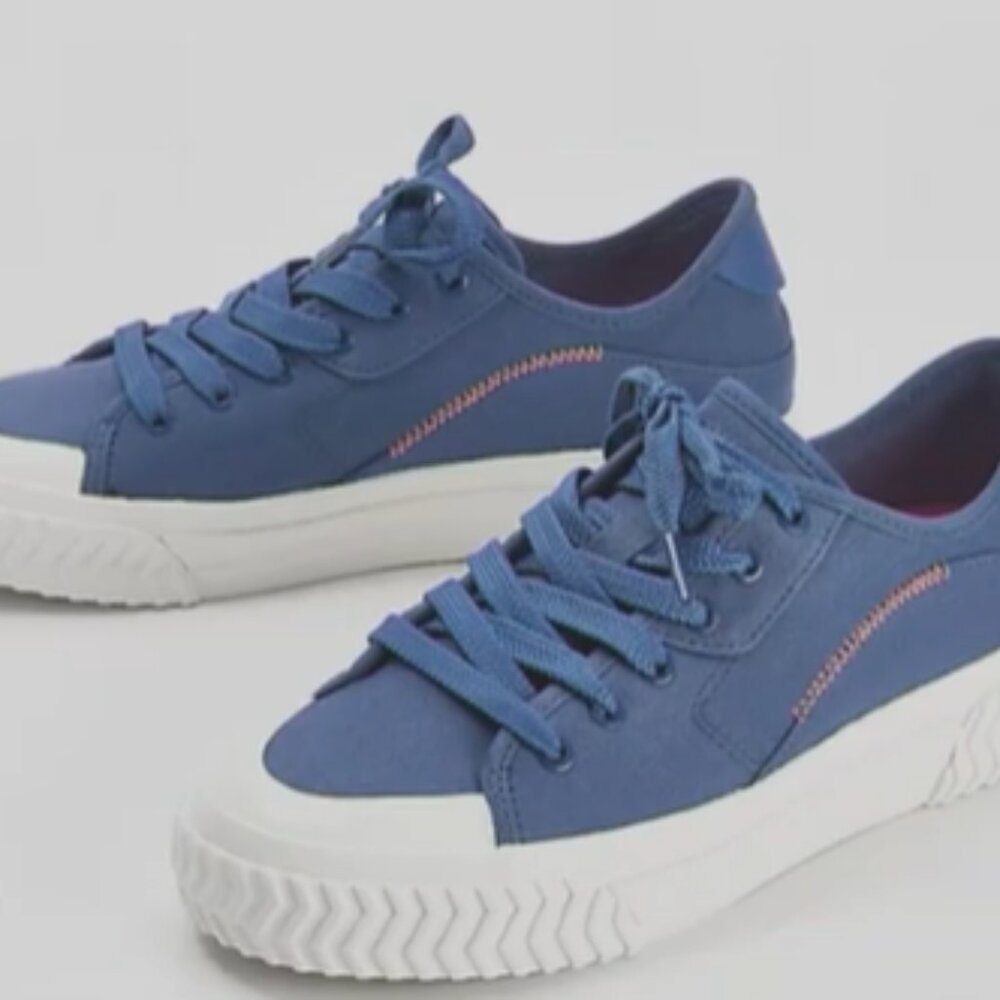 Skechers Street Trax Hi Washable Lace-Up Sneakers 7M Navy MAKE OFFER!